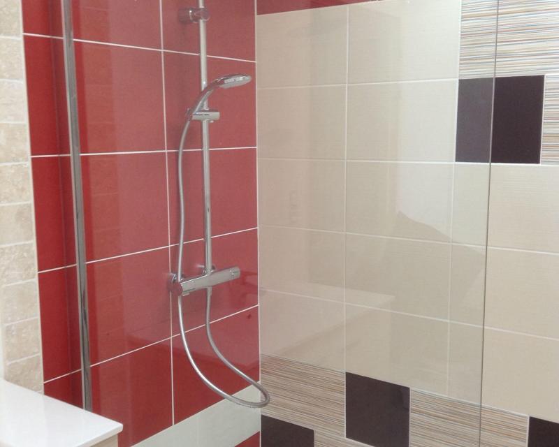 Salle de bain coloré