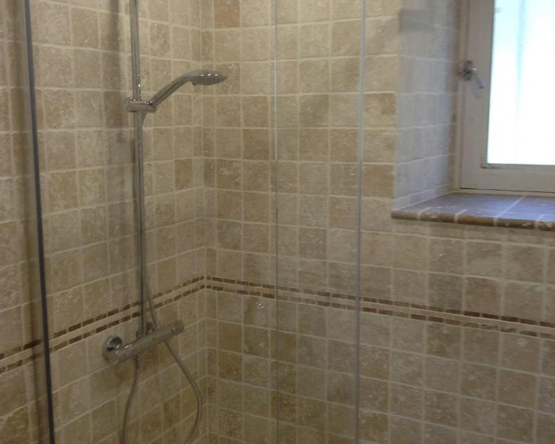 Douche carreau provençale 