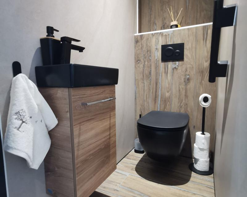 WC design noir
