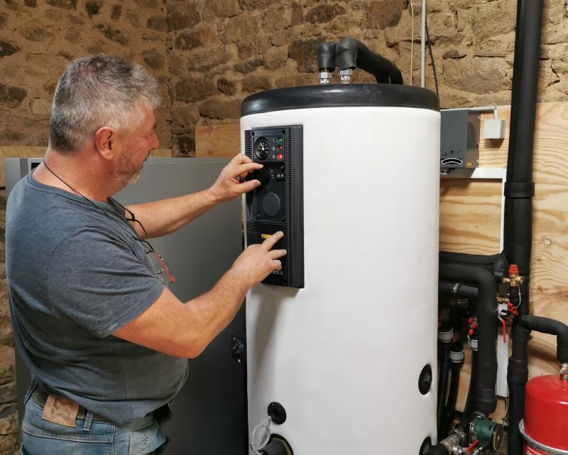 Pompe à chaleur/Géothermie + ECS maison H.