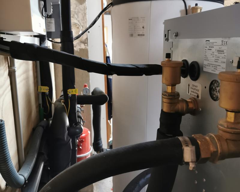 Pompe à chaleur/Géothermie + ECS maison H.