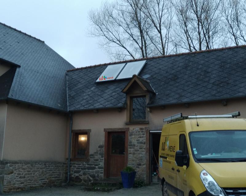 Panneaux solaires sur toiture